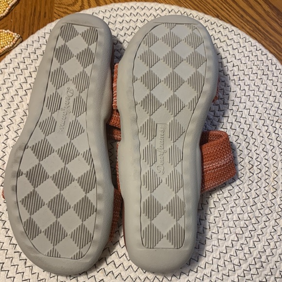 Dearfoams Womens Low Foam Double Band-color: Terracotta-Size 8.5 - Picture 3 of 4